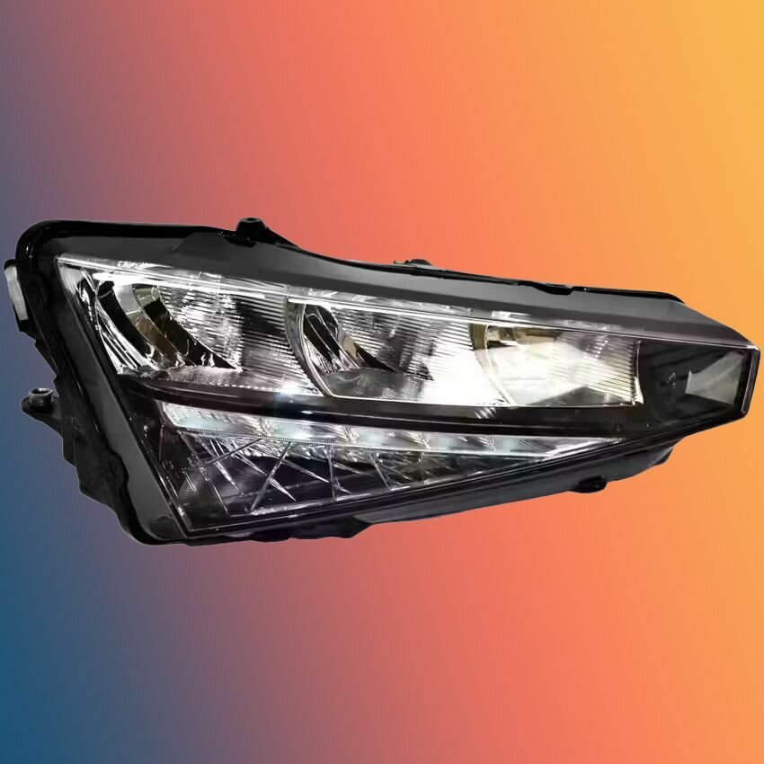 Правая фара на базе светодиодов (LED) для автомобилей Skoda Rapid 2, выпущенных в период с 2020 по 2024 год