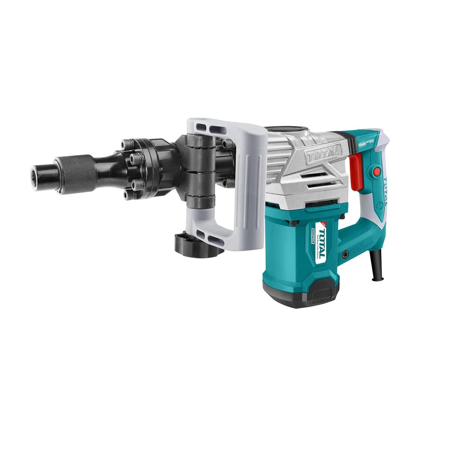 Отбойный молоток TOTAL TH2130016, 1300Вт, 20Дж, антивибрационный, с кейсом — фото 1