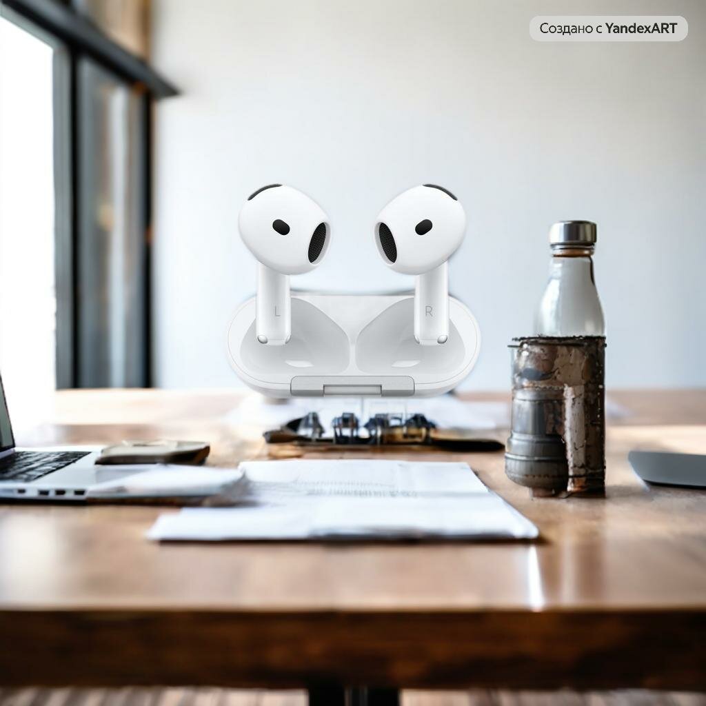 Оригинальные наушники Apple airpods 4 по лучшей цене на яндекс маркет — фото 1