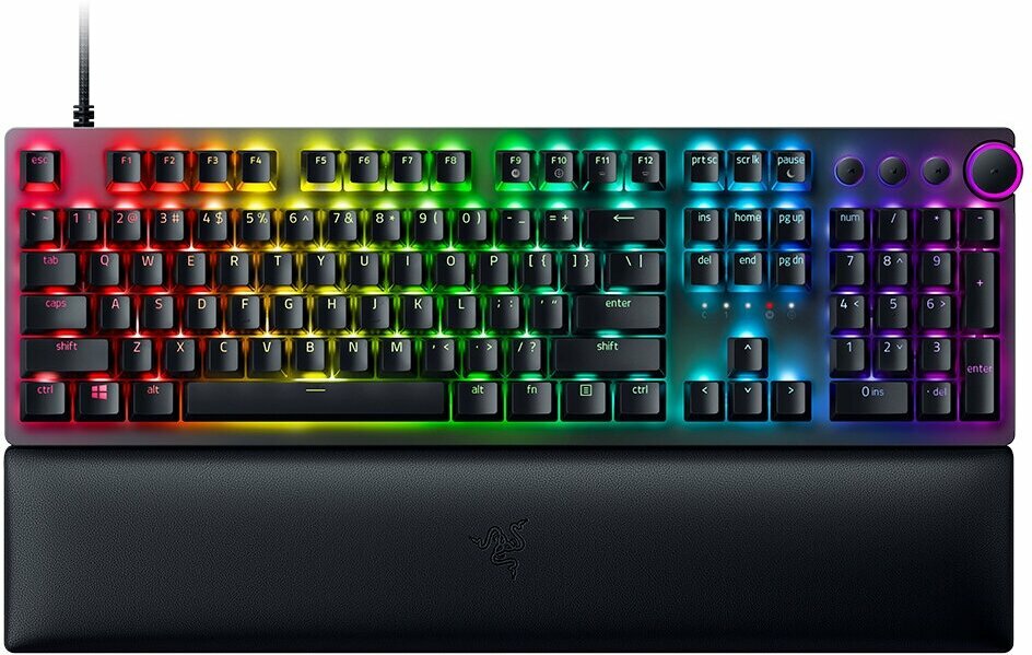 Игровая клавиатура Razer Huntsman V2 Razer Linear Optical Switch Red, черный, русская