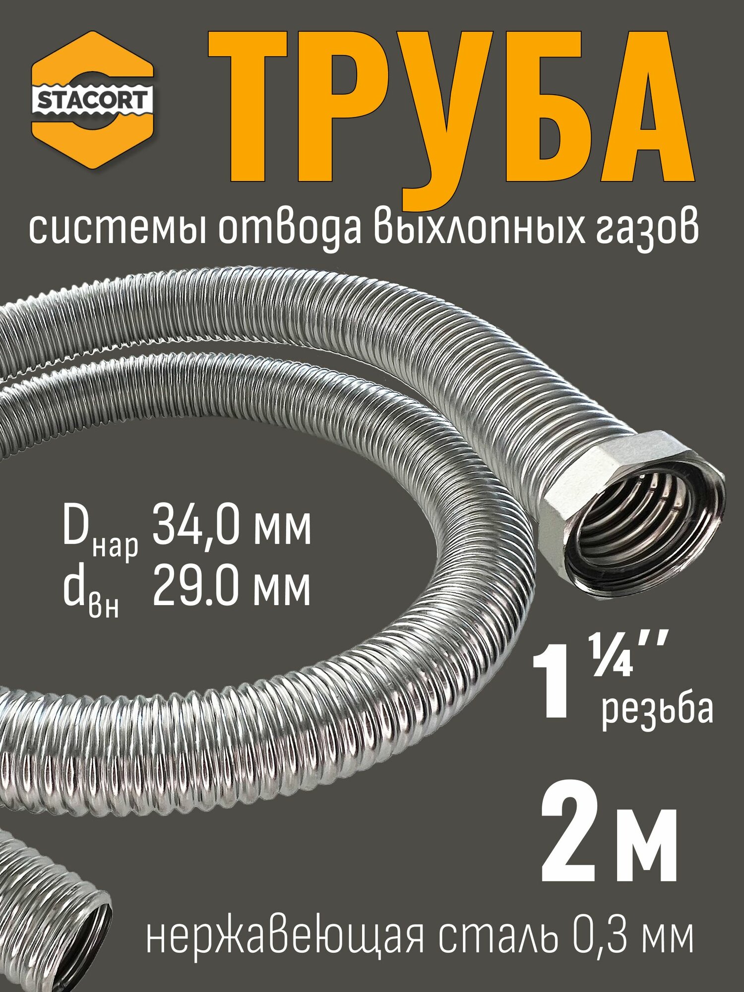 2 м гайка 1 1/4