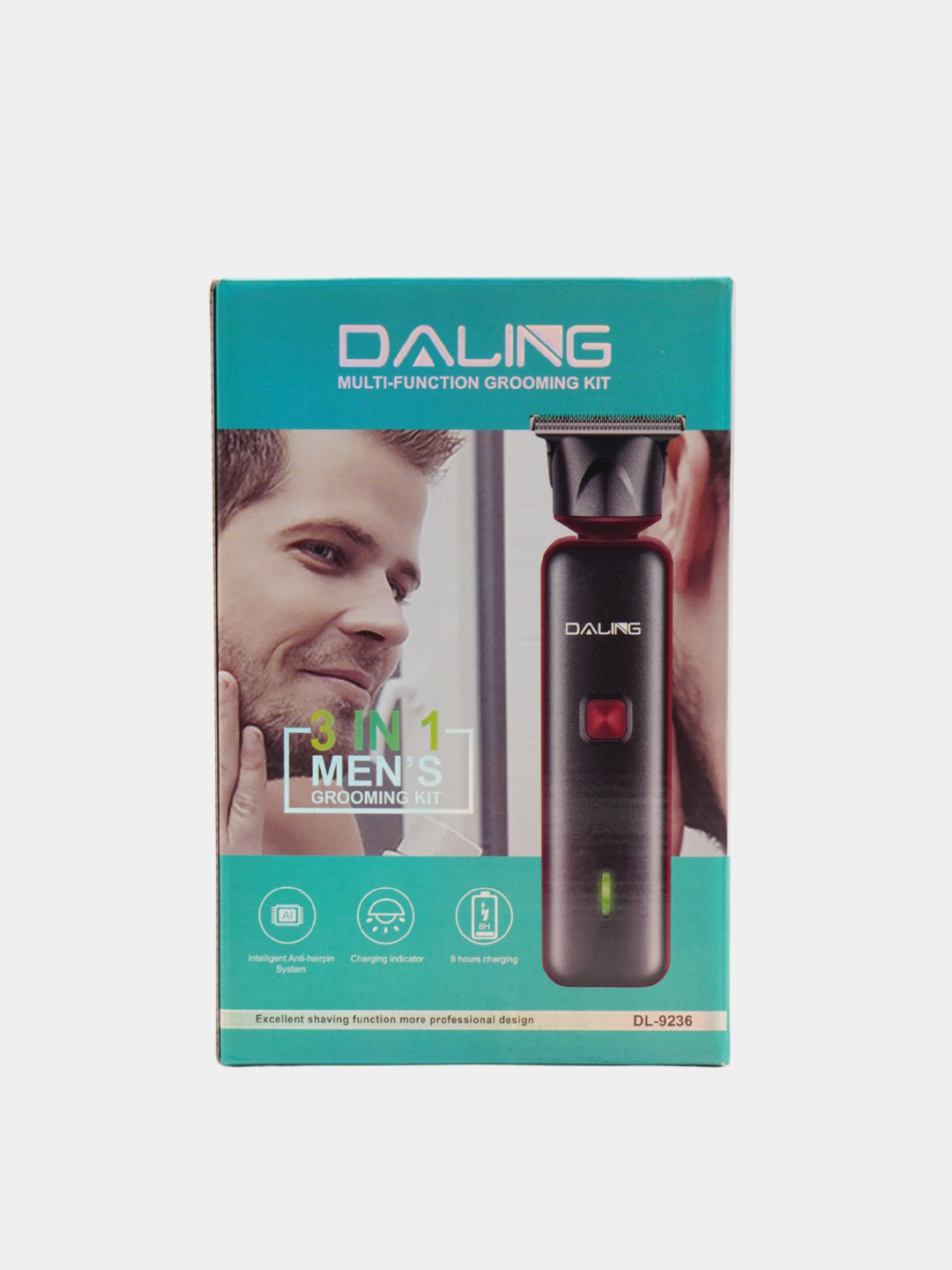 Профессиональная машинка-триммер, для стрижки и бритья волос, 4 насадки — фото 1