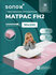 Матрас 160х200 см, двусторонний SONOX, беспружинный, анатомический, 7 зон жёстко...