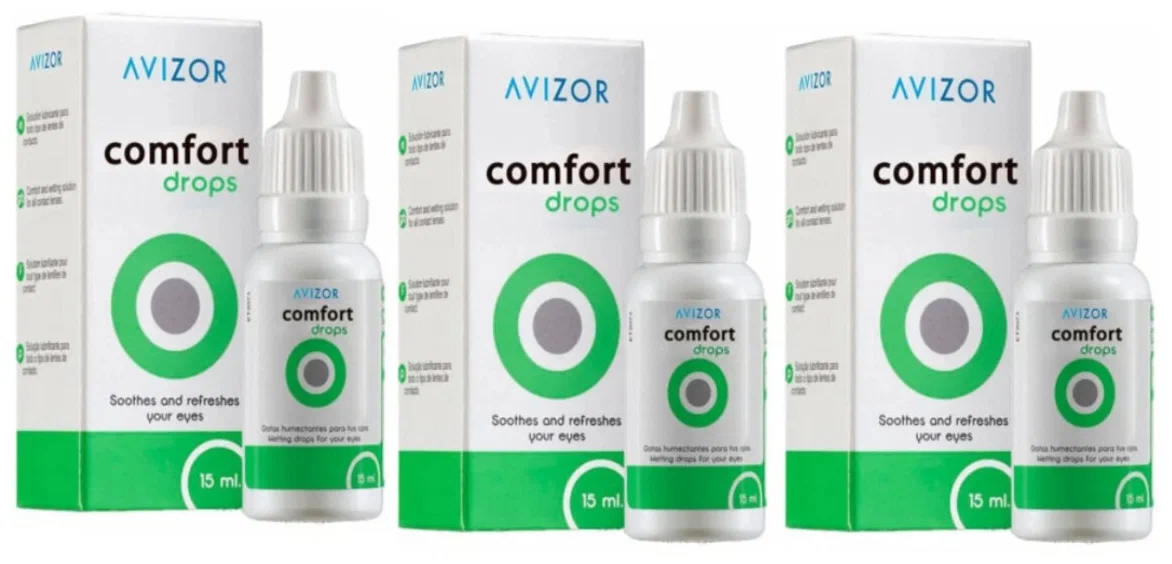 Comfort Drops гл. капли фл., 15 мл, 3 уп.