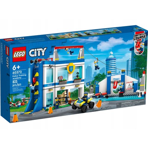 конструктор детский 823 22 дет Конструктор LEGO City 60372 Police Training Academy, 823 дет.