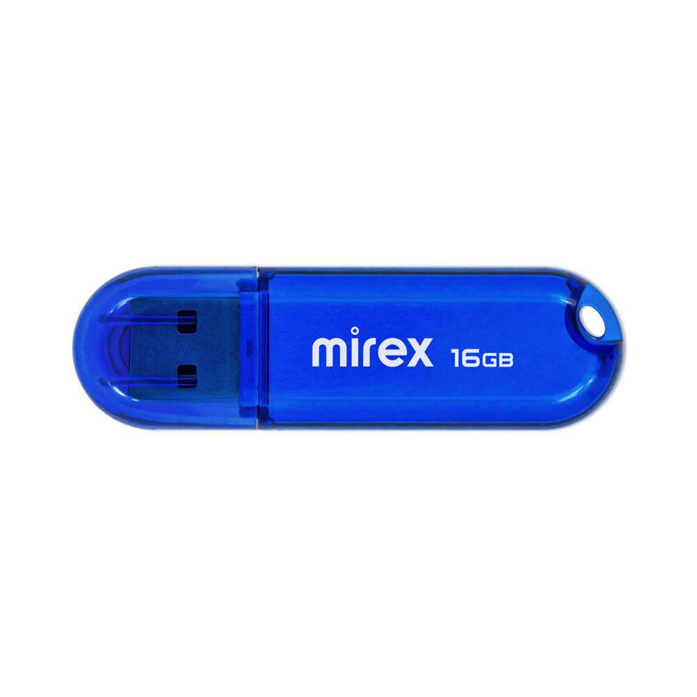 Накопитель USB 2.0 16GB Mirex синий - фото №2