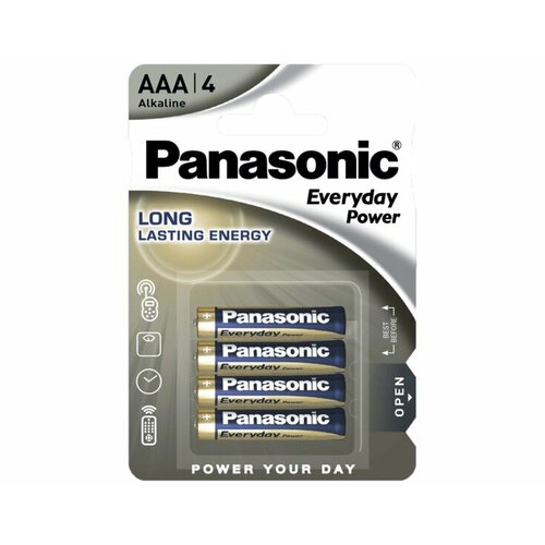 Батарейка Panasonic AAA щелочные Everyday Power LR03REE/4BP в блистере 4шт