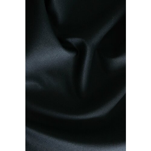 Ткань костюмная полушерстяная черная