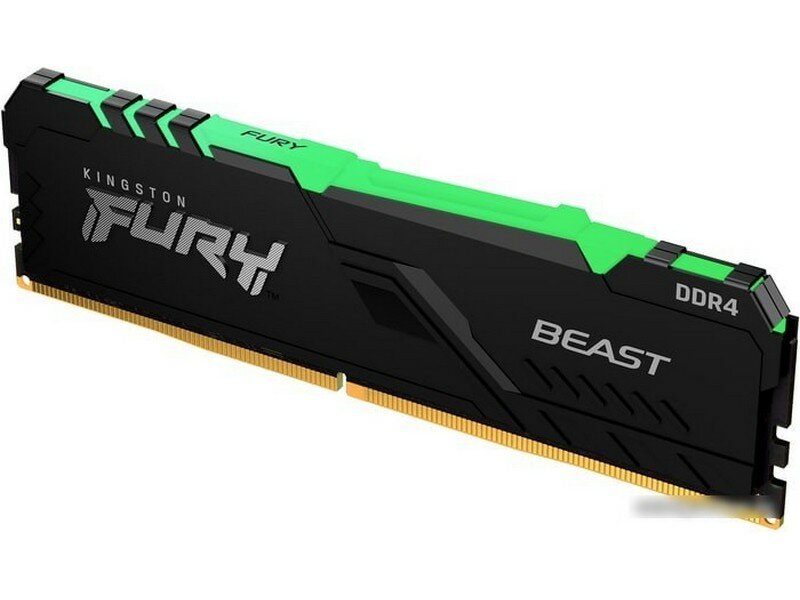 Оперативная память Kingston DDR4 32GB 3200MHz KF432C16BB2A/32 Fury Beast RGB