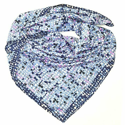 фото Платок ,90х90 см, голубой нет бренда