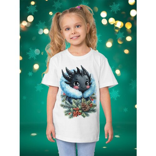 фото Футболка, размер 22, белый нет бренда