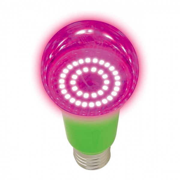 Лампа LED A60 15Вт Е27 Для растений (рассада и цветение) SPSB PLP30GR Uniel 04582