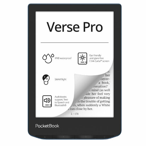PocketBook Электронная книга PocketBook 634 Verse Pro Azure (PB634-A-WW)
