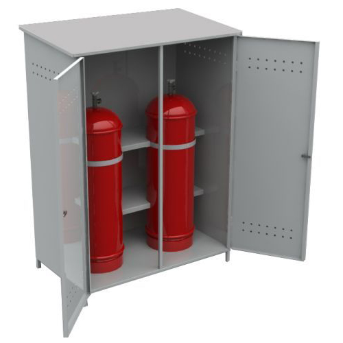 Шкаф для баллонов с пропаном ШГМ-03 (В*Ш*Г) 1320х1000х500 мм