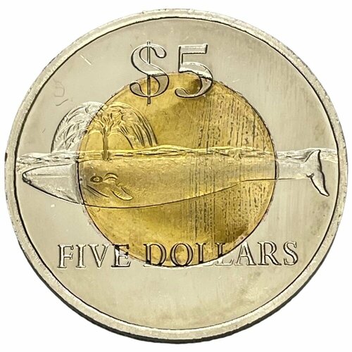Антарктида, Земля Мэри Бэрд 5 долларов 2012 г. монета 5 долларов 2012 стрекоза токелау