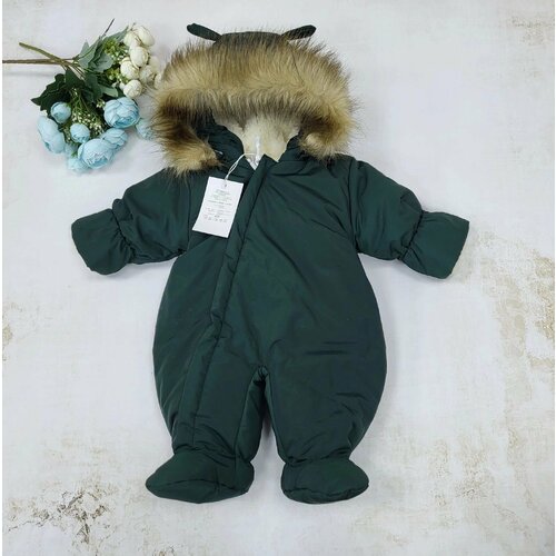 фото Комбинезон diffberd, размер 68, зеленый