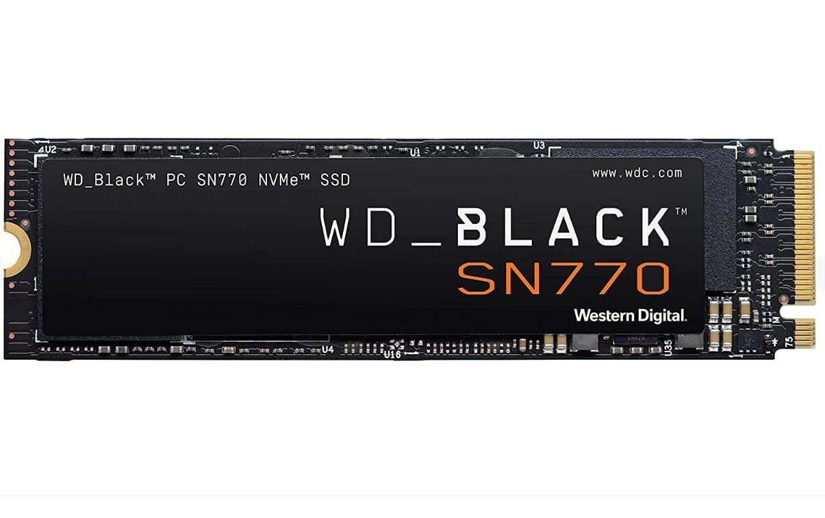 Твердотельный накопитель Western Digital WD Black SN770 500 ГБ M2 WDS500G3X0E