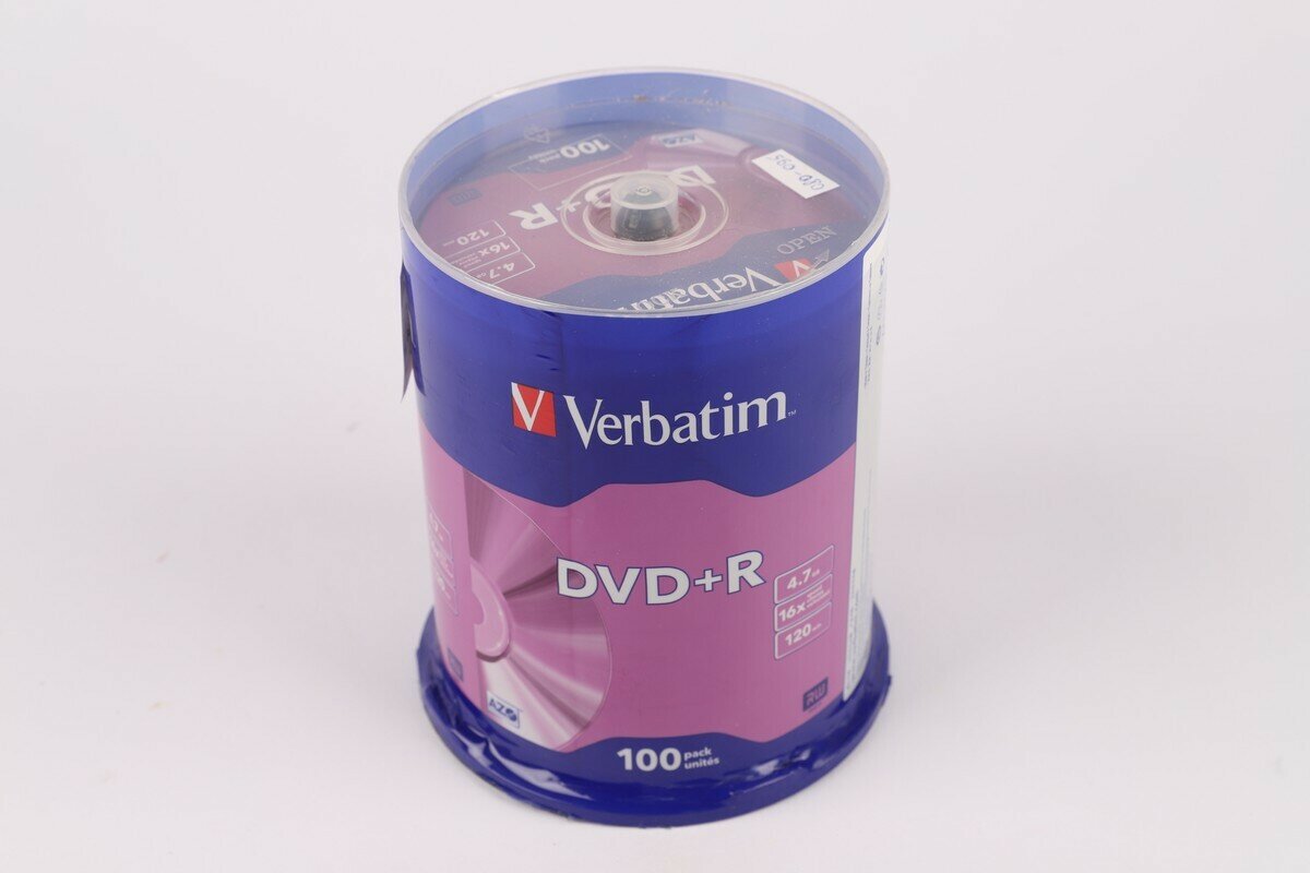 диски dvd+r 4.7Gb 16x Matte Silver Verbatim - фото №6