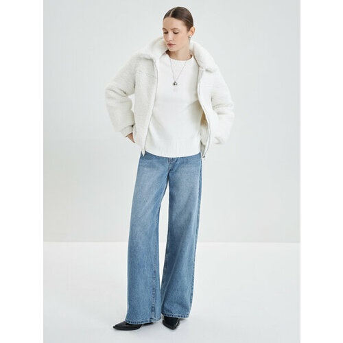 фото Куртка zarina, размер s (ru 44)/170, бежевый