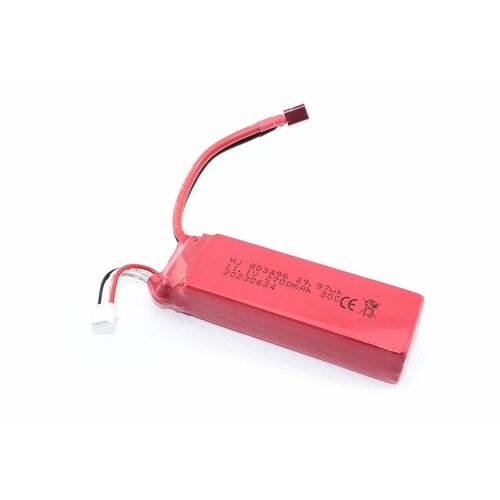 Аккумулятор Li-Pol 11.1V 803496 2700mah разъем T-Plug аккумулятор li pol 7 4v 7534100 2700mah разъем ec2