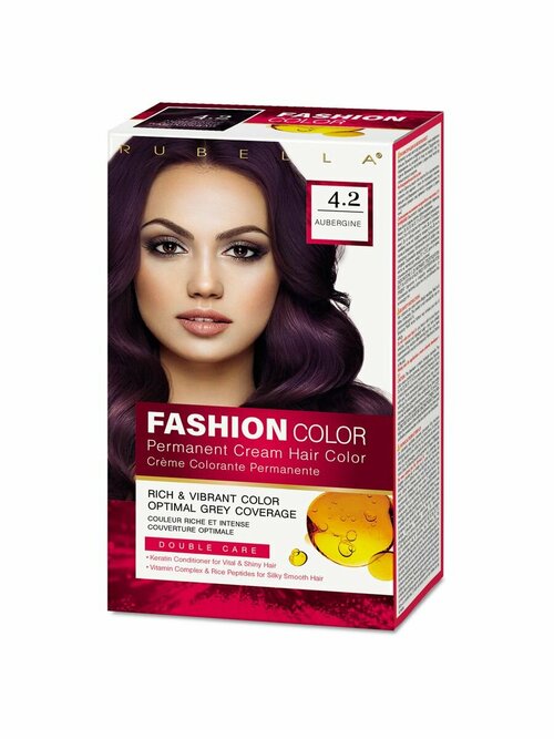 Краска для волос Fashion Color, тон 4.2 баклажан