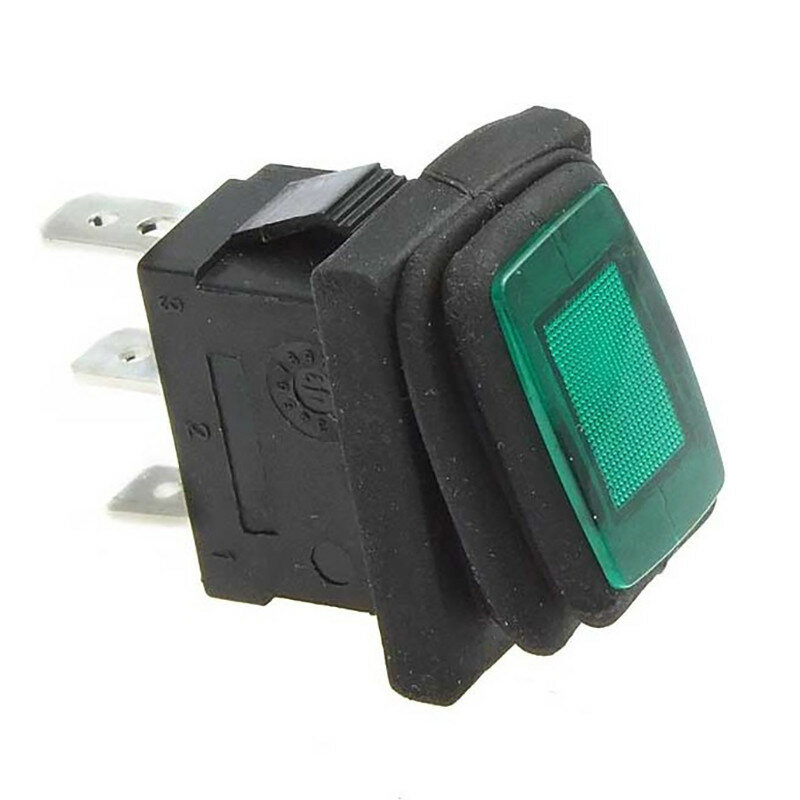 SB008-12V IP65 on-off 13x19.2mm Переключатель клавишный (рокерный)