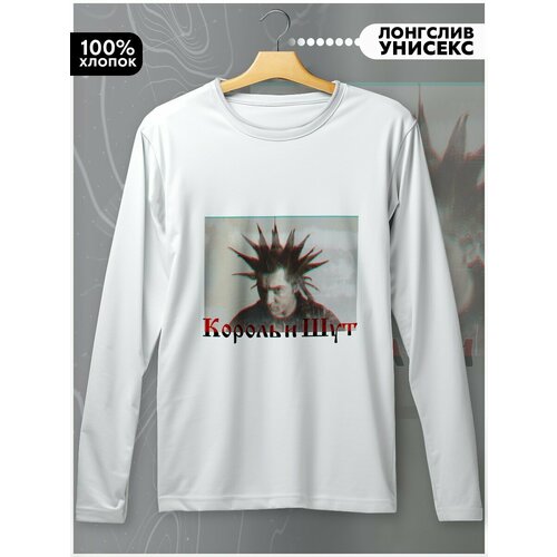 фото Лонгслив бруталити, размер l, белый