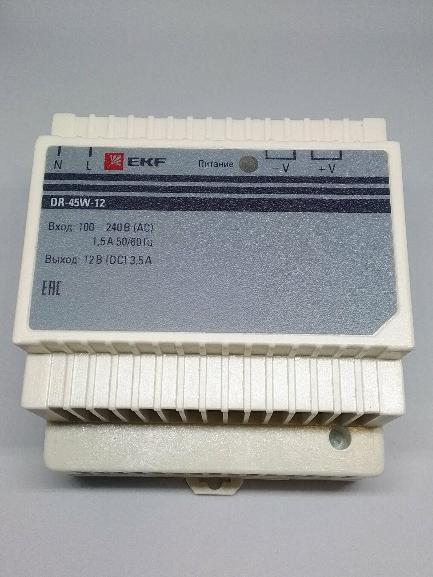 Блок питания 12В DR-45W-12 PROxima EKF - фото №7
