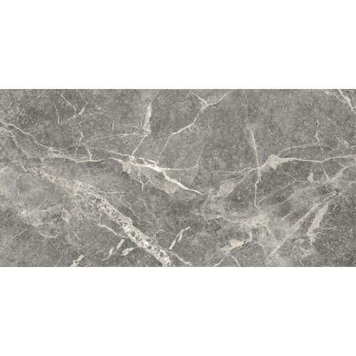 Плитка из керамогранита Kerranova Marble Trend K-1006/MR Silver river для стен и пола, универсально 60x120