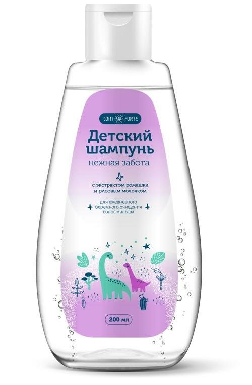 фото Детский шампунь Нежная забота ComForte, 200 мл