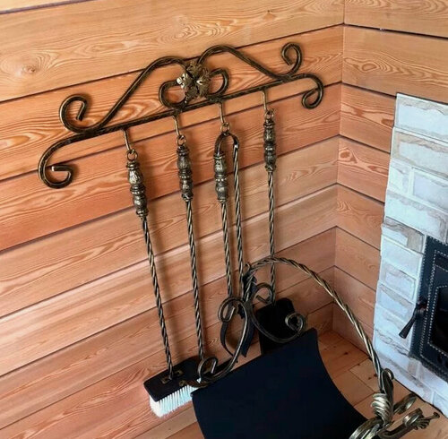 Изображение товара Каминный набор 4 предмета, античная медь