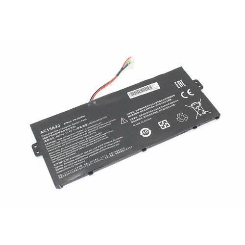 Аккумуляторная батарея для ноутбука Acer Chromebook C738T (AC15A3J) 11.4V 3600mAh OEM amh 65t 132t