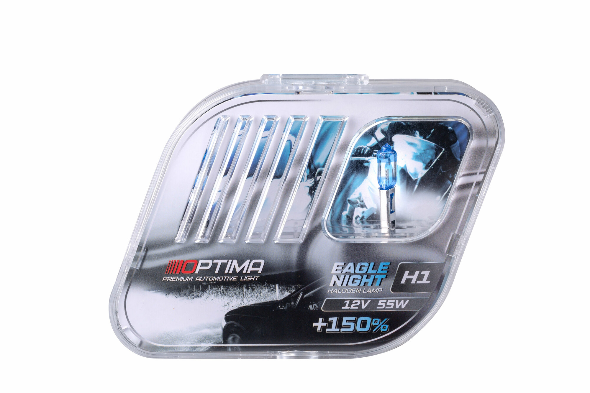 фото Галогеновые лампы Optima light Eagle Night +150% H1 4200K 12V (2 лампы)