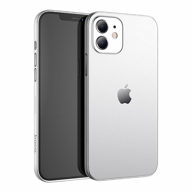 Пластиковый чехол Hoco Thin series для Apple iPhone 12 mini прозрачный матовый