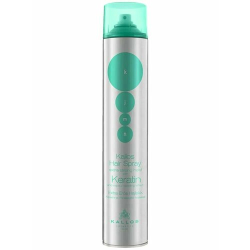 Kallos Лак для волос KJMN Extra Strong Keratin, 750 мл moroccanoil лак extra strong экстра сильной фиксации 330 мл