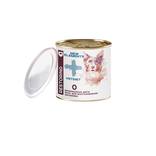 New Elements VetDiet Restoring для собак с питательным желе для восстановления с индейкой 340 гр