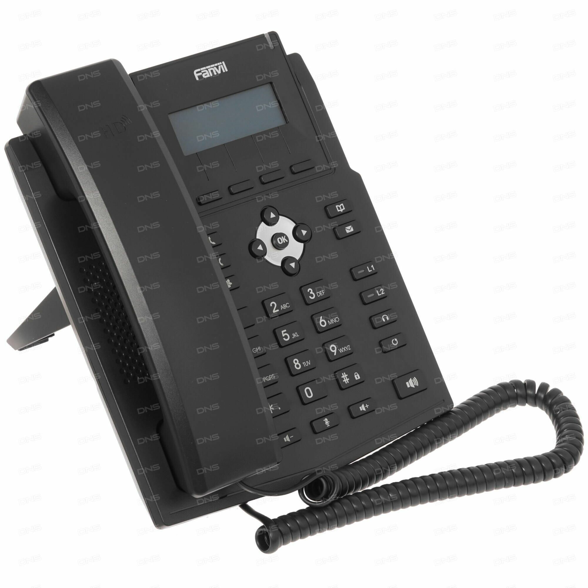 Телефон IP Fanvil X1SP черный - фото №17