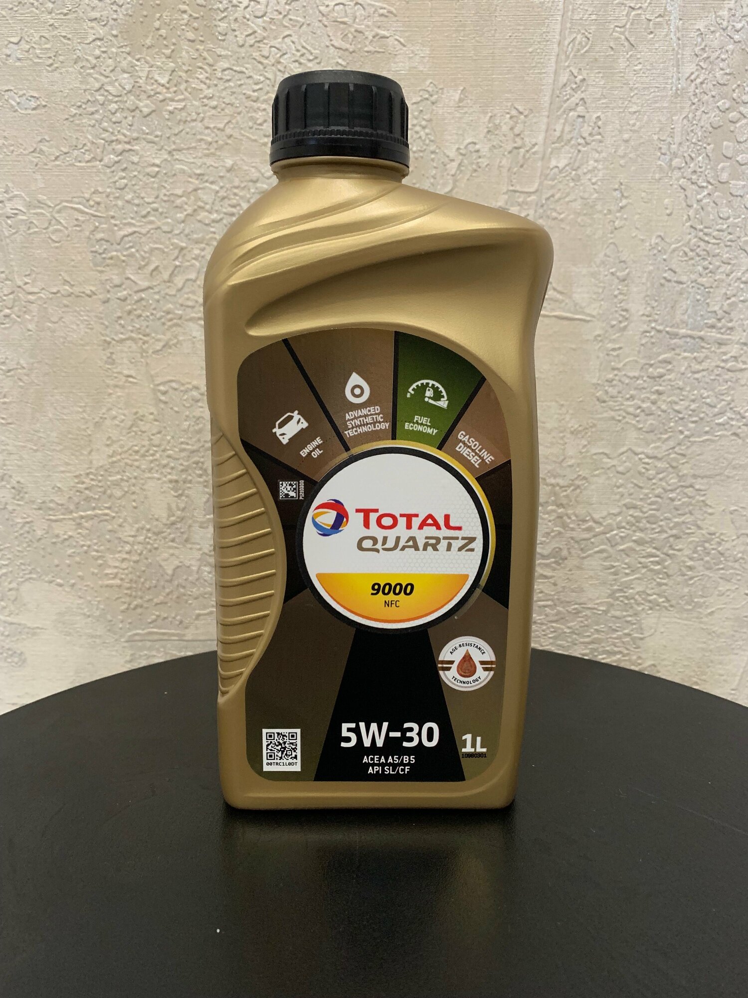 Синтетическое моторное масло TOTAL Quartz 9000 NFC 5W-30, 1 л, 1 шт.