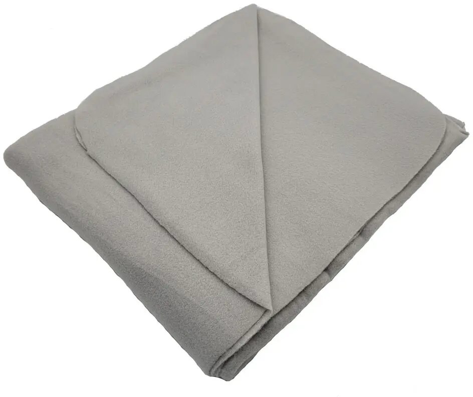 фото Плед "Bolero" 130x160 см флис цвет светло-серый