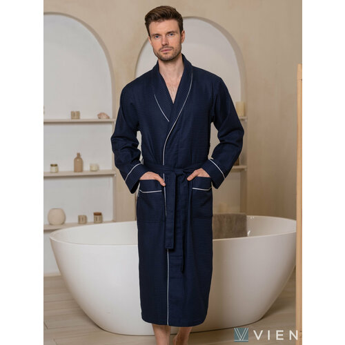 Вафельный Vien Comfort 1136 синий Wien (синий), 48-50