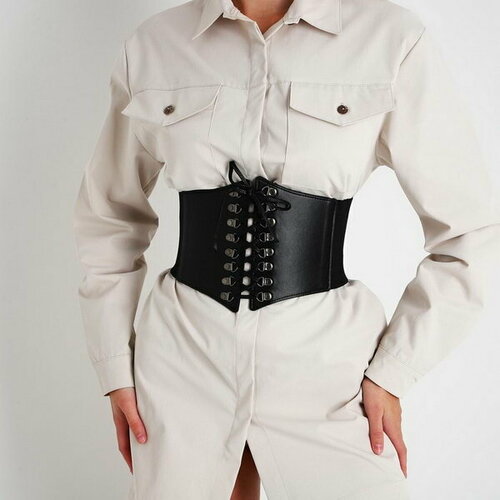 фото Ремень сима-ленд, размер 64, черный сима-лэнд