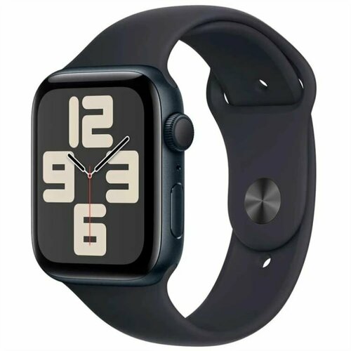 смарт часы apple watch se cellular 40мм aluminum case with sport band золотистые сияющая звезда ремешок Apple Watch SE 2023 GPS 40mm Aluminum Case with Sport Loop, Midnight (Тёмная ночь), MRE03