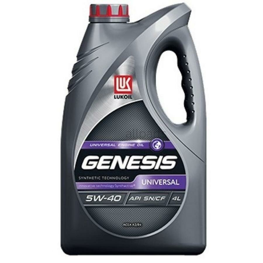 LUKOIL 3148631 ЛУКОЙЛ GENESIS UNIVERSAL 5W40 (4L) масло моторное! полусинт.\ API SN