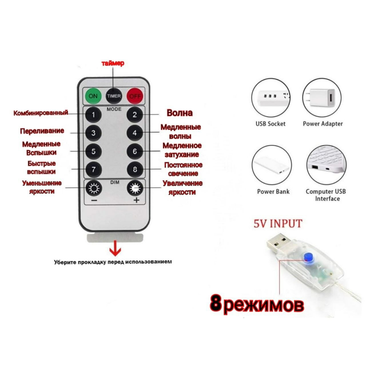 Светодиодная LED гирлянда штора 3х3 (300 ламп LED) занавес с пультом (ДУ)управления цвет теплый белый