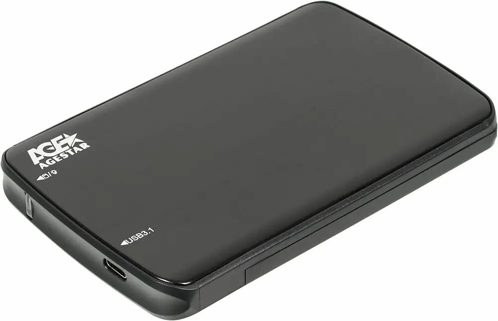 Внешний корпус для HDD/SSD AgeStar 31UB2A12C, черный