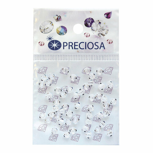 451-69-302 Бусины Биконус Crystal 3,6x4 мм, Preciosa, 40 шт маленькие стеклянные бусины семена для изготовления ювелирных изделий браслетов ожерелий сделай сам стеклянные бусины разделители ро