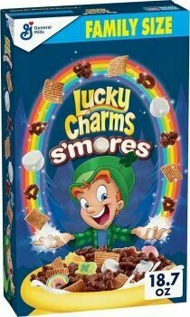 Готовый завтрак Лаки Шармс (Lucky Charms) Smores 311гр - фотография № 2