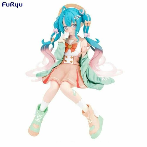 Фигурка FuRyu Vocaloid: Noodle Stopper Miku Hatsune Sailor Suit in Love Citrus cream Вокалоид: Мику Хацунэ printio подушка 60x40 см с полной запечаткой мику хацунэ вокалоид