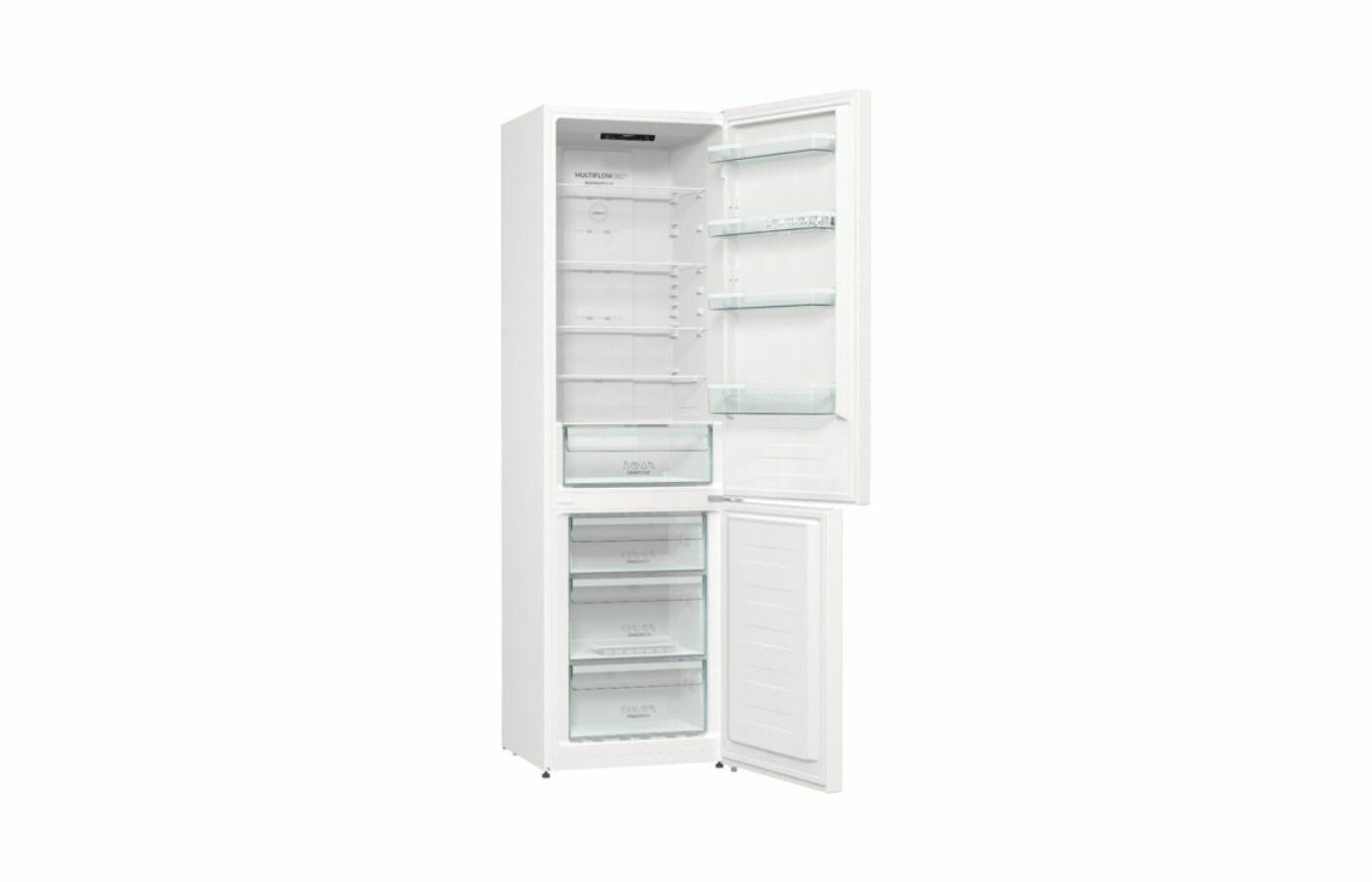 Холодильник двухкамерный GORENJE NRK6202EW4, объем 331 л, белый — фото 1