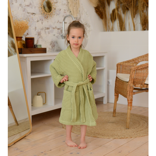 фото Халат ys home, размер 30/32, зеленый